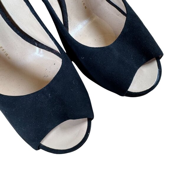 Giuseppe Zanotti Peep Toe Calf Hair Leopard Print Wedge Shoes Heels Size 39 - Picture 6 of 8